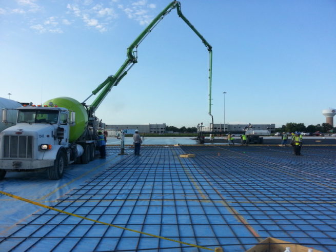Blue Vapor Barrier Application