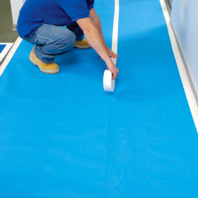 225FR White Fire Retardant Tape - Image 2