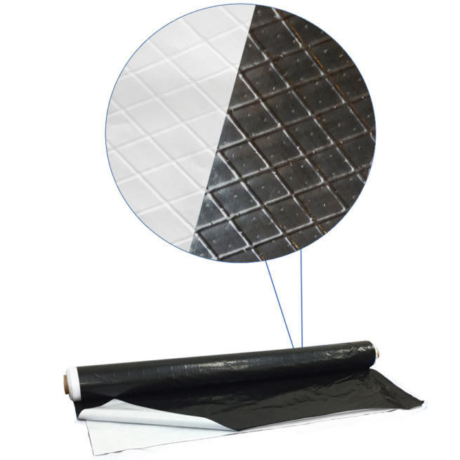 Product image of 6 mil Black White Dura-Skrim® Reinforced Plastic Sheeting