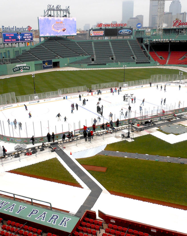 Ice Rink Liner Application