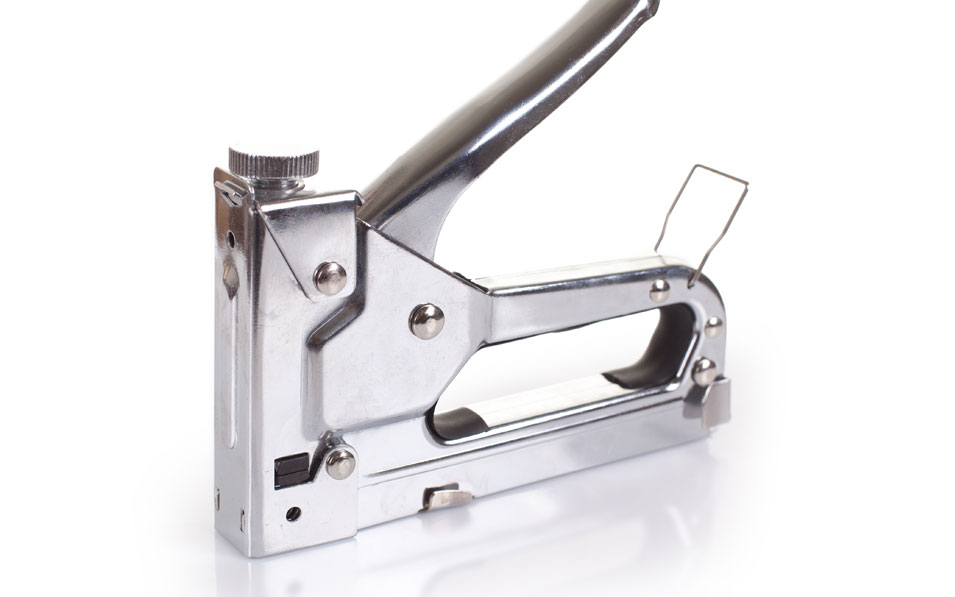 Staple Gun for Halloween Plastic Sheeting