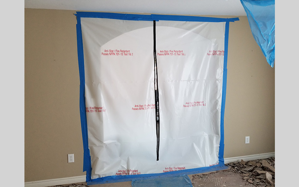 Anti-static fire retardant poly sheeting