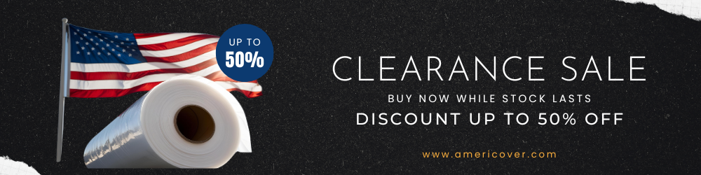 American-made plastic sheeting on sale