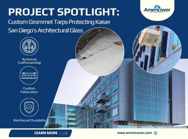 Americover's Custom Fabricated Grommet Tarps