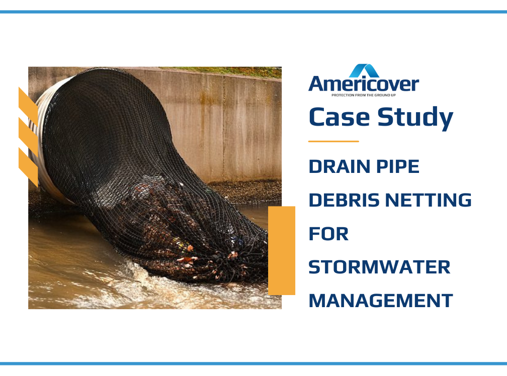 Case study image for drain pip debris netting