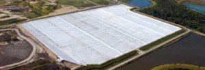 reinforced plastic sheeting - landfill