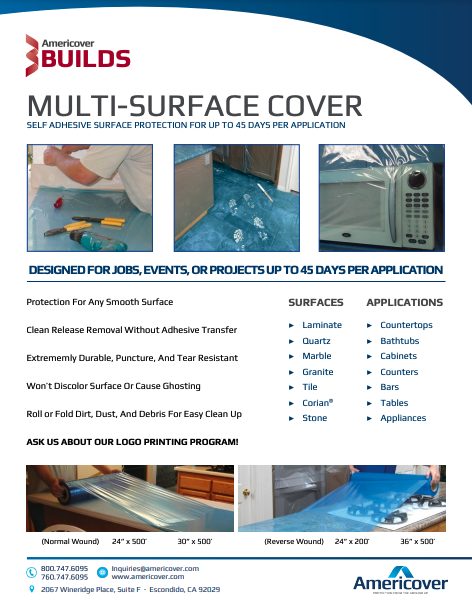 Dust Containment - Multi-surface cover