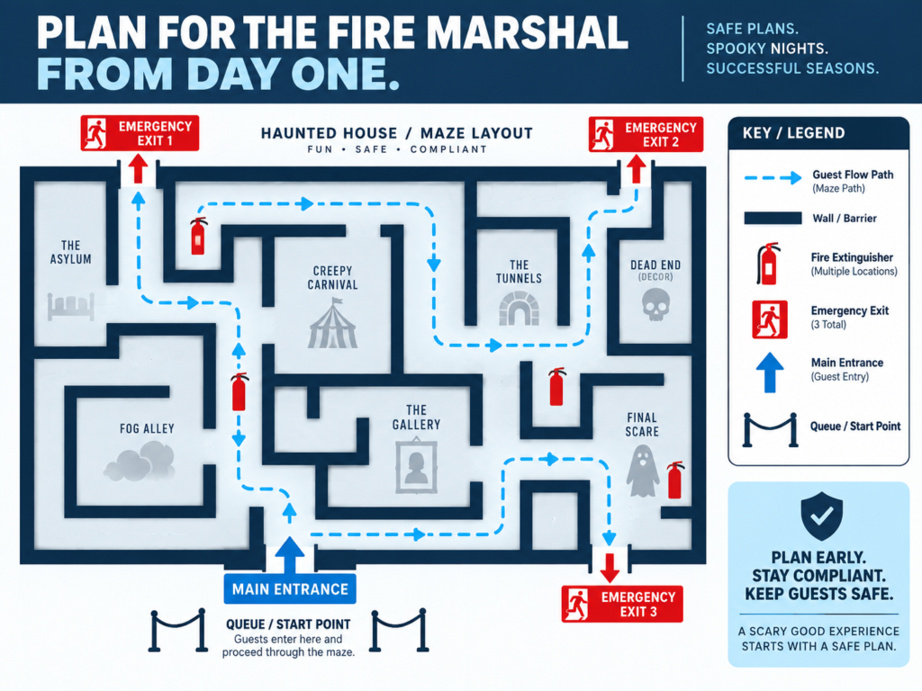 Haunted House Plan for the Fire Marshal