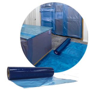 Self adhesive plastic film