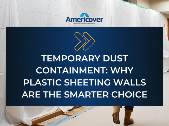 Plastic sheeting walls