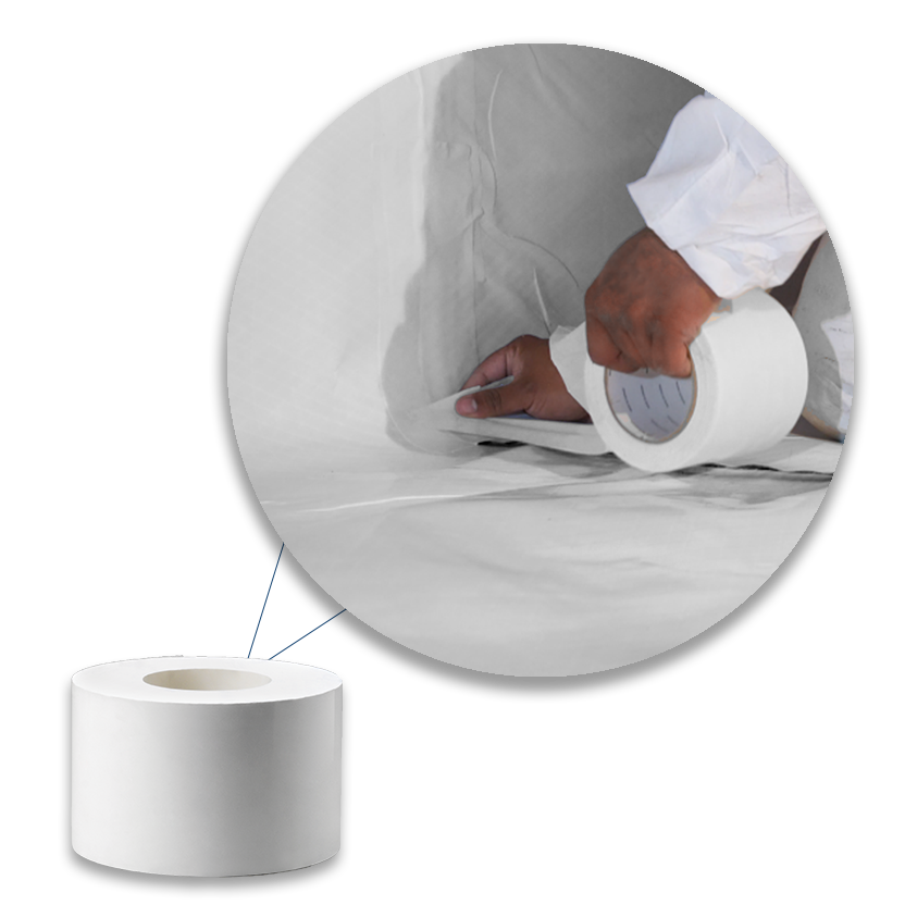 Vapor Tape for crawl space encapsulation vapor barriers