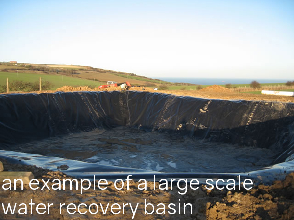 Water Recovery Basin
