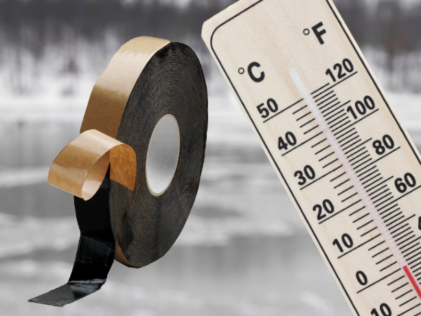 Why tape won't stick in cold weather