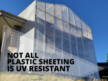 Gearing Up for Spring: Why UV Resistant Plastic Sheeting Matters in Outdoor Construction