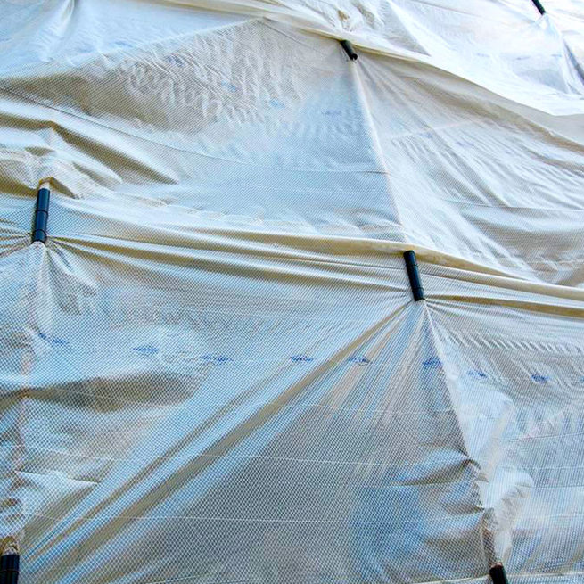 Americover Fire Retardant Dura-skrim Reinforced Sheeting Enclosure
