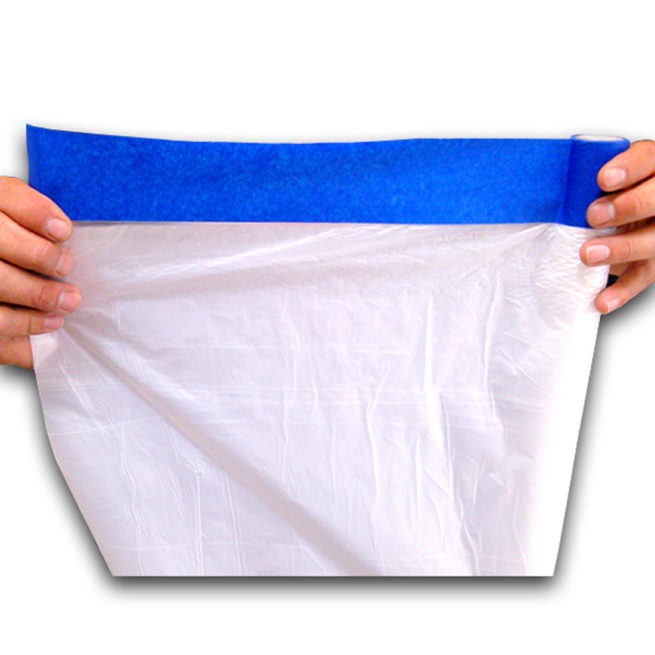 Rapid Wall Cover™ Pre-Taped Poly - Image 4