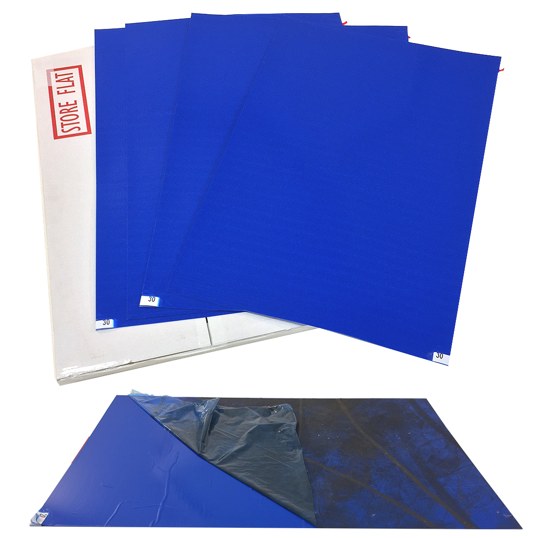 Cleanroom PVC 900 sheets Blue Sticky Mats,Tacky mat Adhesive Pads 24" x 36" 