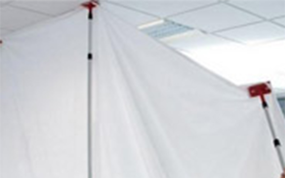 White 6 mil polyethylene for hospitals, schools, office, and home