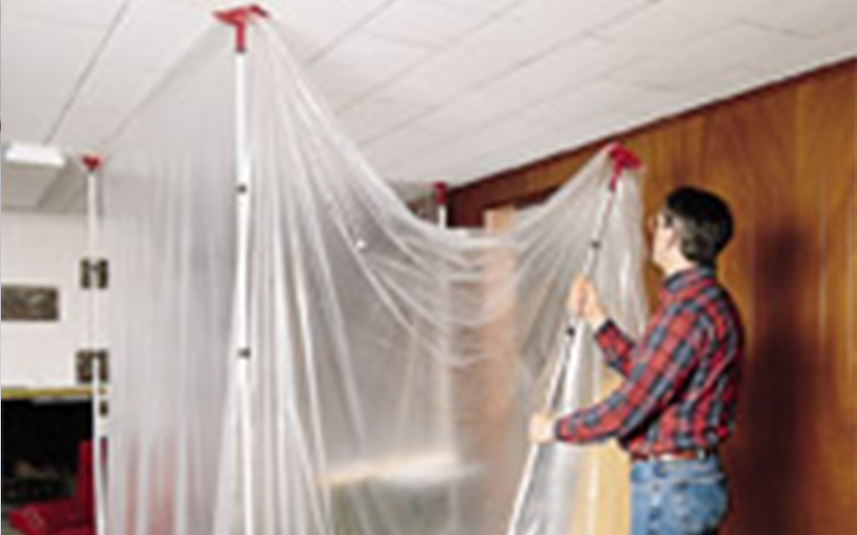 Lightweight and waterproof poly sheeting