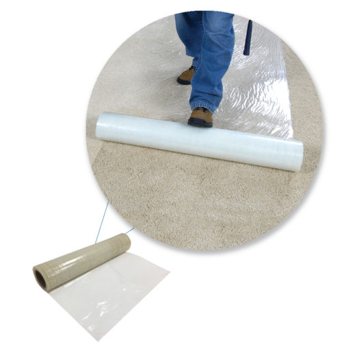 protection film on carpet