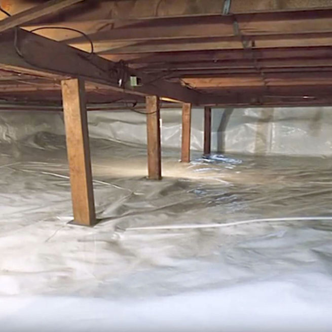 8 mil White/Black Dura-Skrim Reinforced Plastic Sheeting