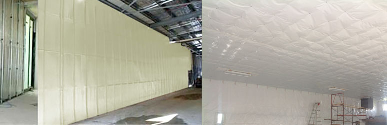 String reinforced polyethylene sheeting for dust containment