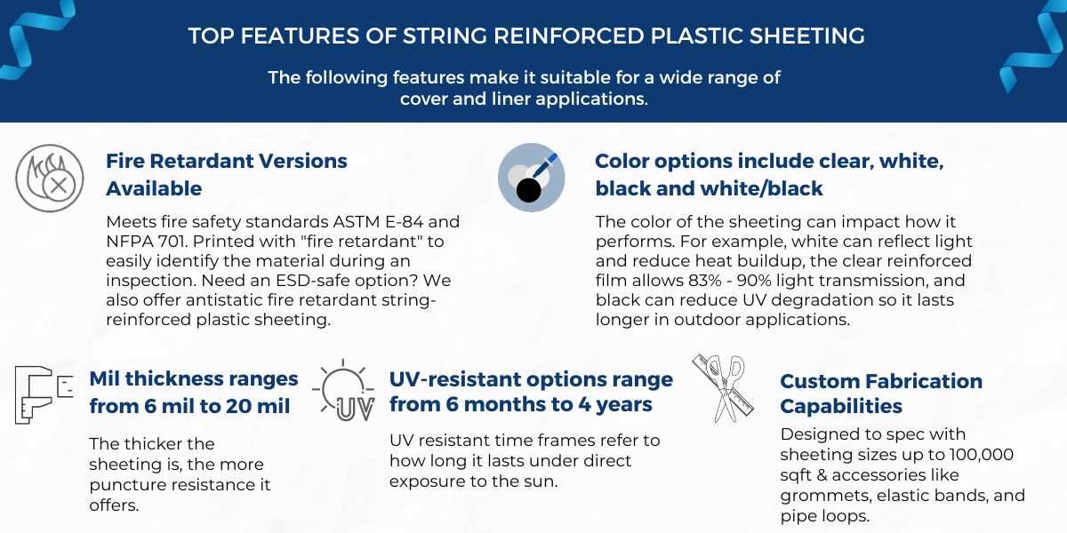 Is String Reinforced Plastic Sheeting Right for Your Application?
