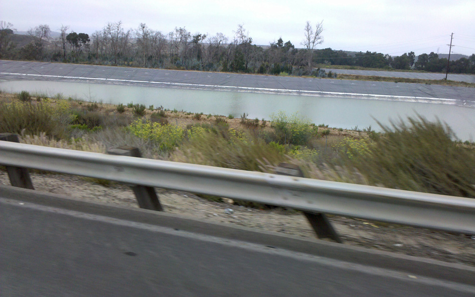 Lagoon liner to contain liquid and control sewage