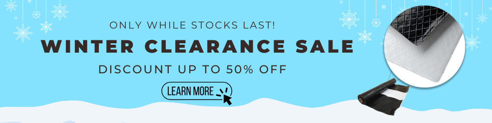 Americover Winter Clearance for Plastic Sheeting Banner Image